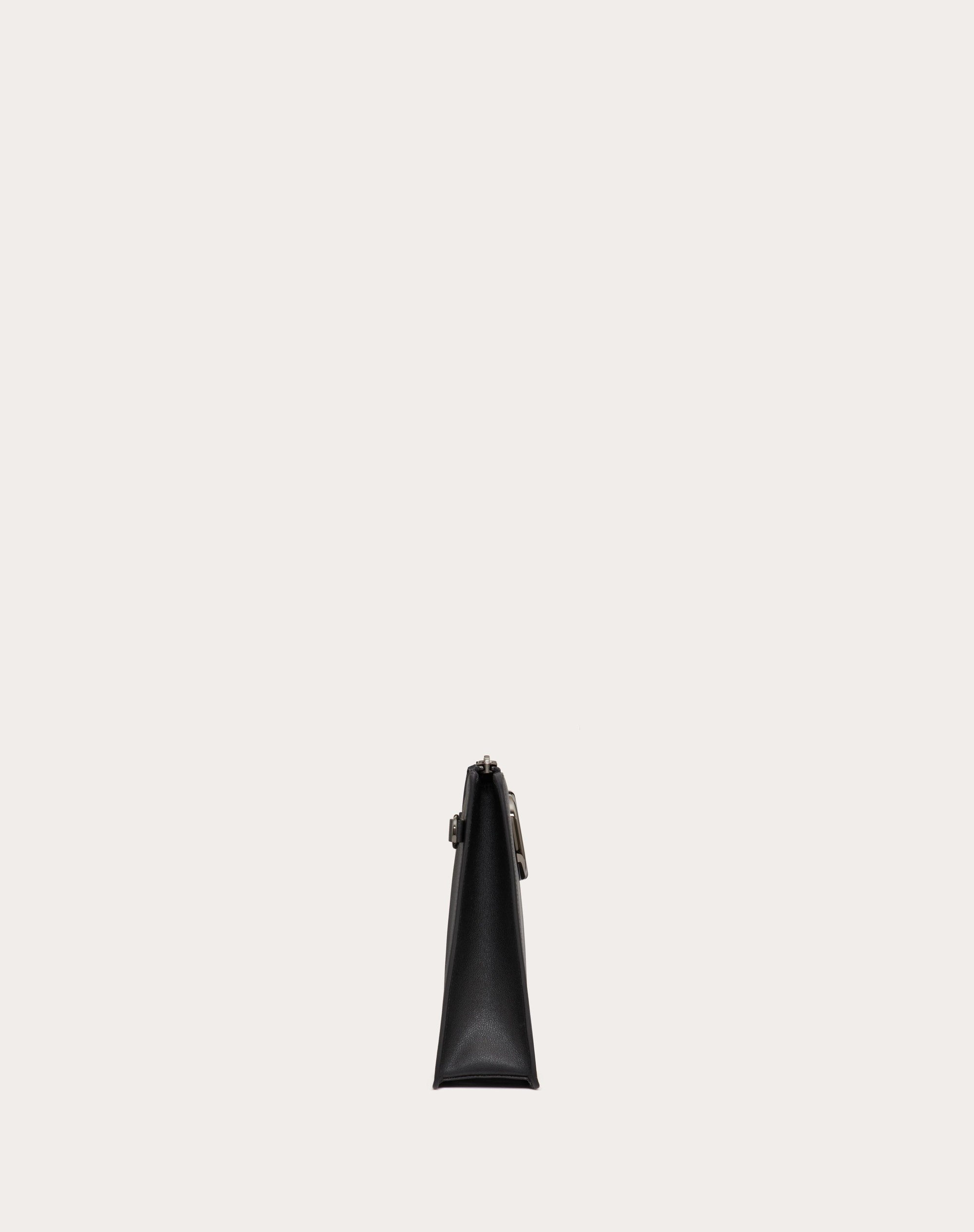 VLOGO SIGNATURE CALFSKIN POUCH - 5