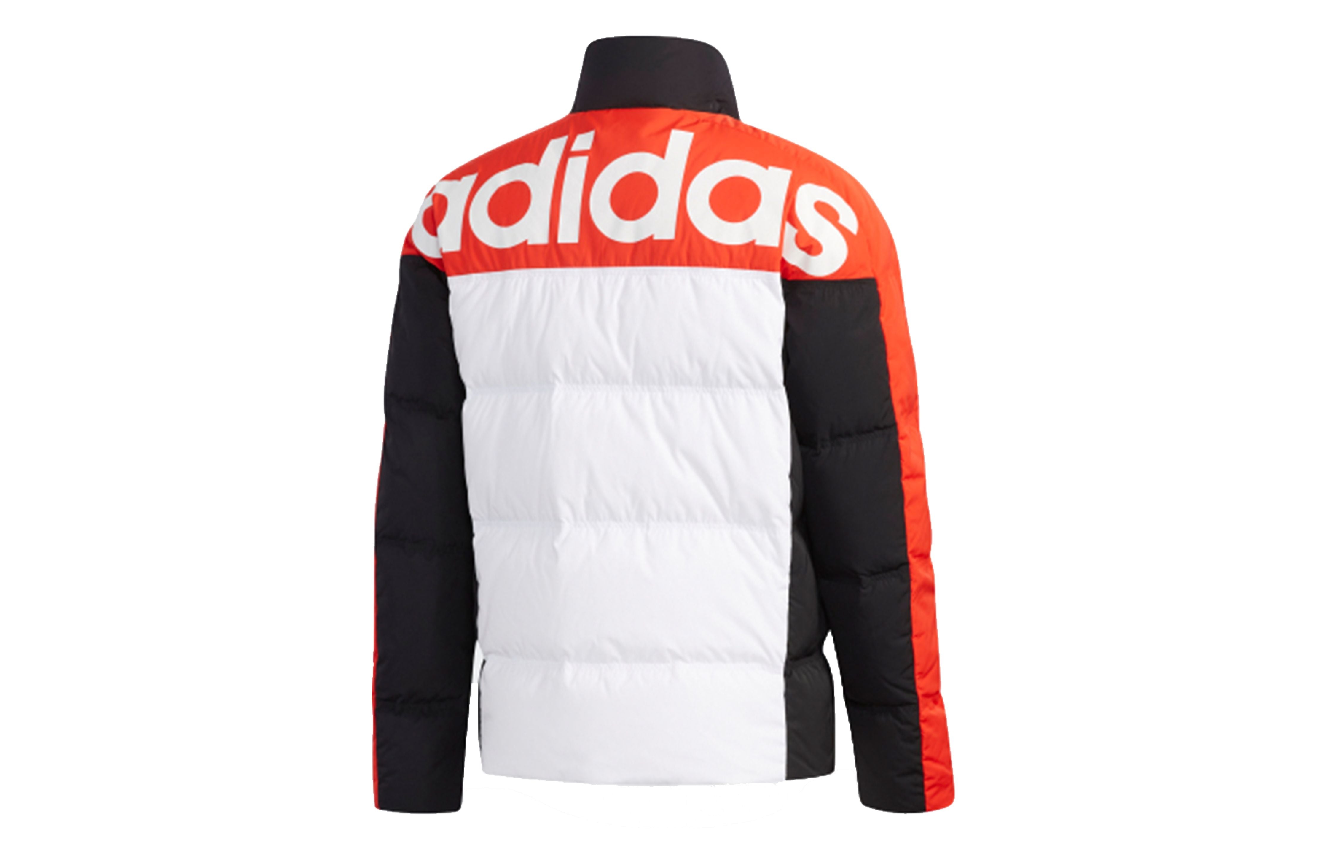 adidas neo M Ut Puffer Back Large logo Casual Down Jacket Black EI4413 - 2