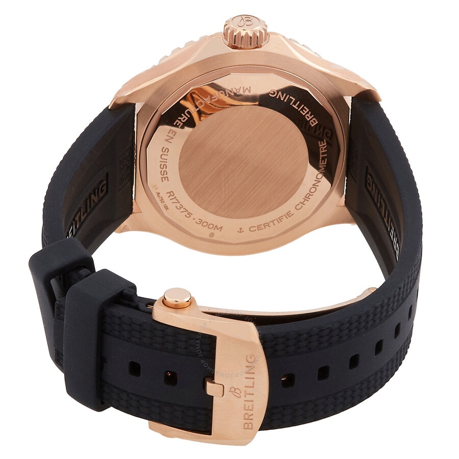 Breitling Superocean 42 18kt Red Gold Automatic Black Dial Men's Watch R17375211B1S1 - 3