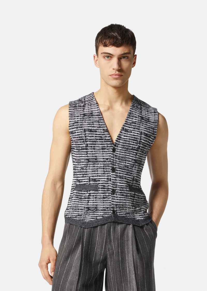 Metropolitano Check Sweater Vest 3