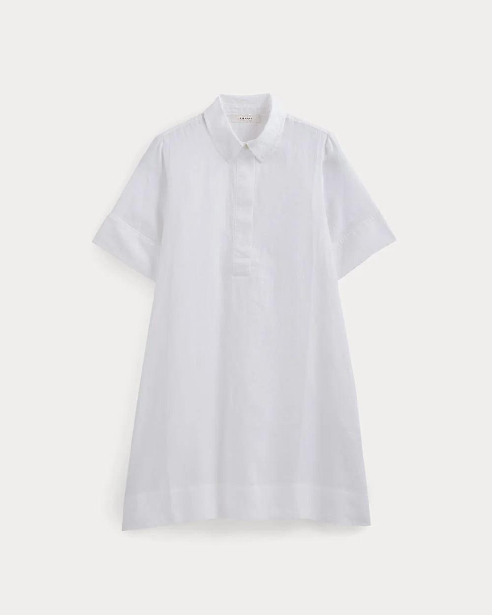 MINI POPOVER SHIRTDRESS IN LINEN - 1