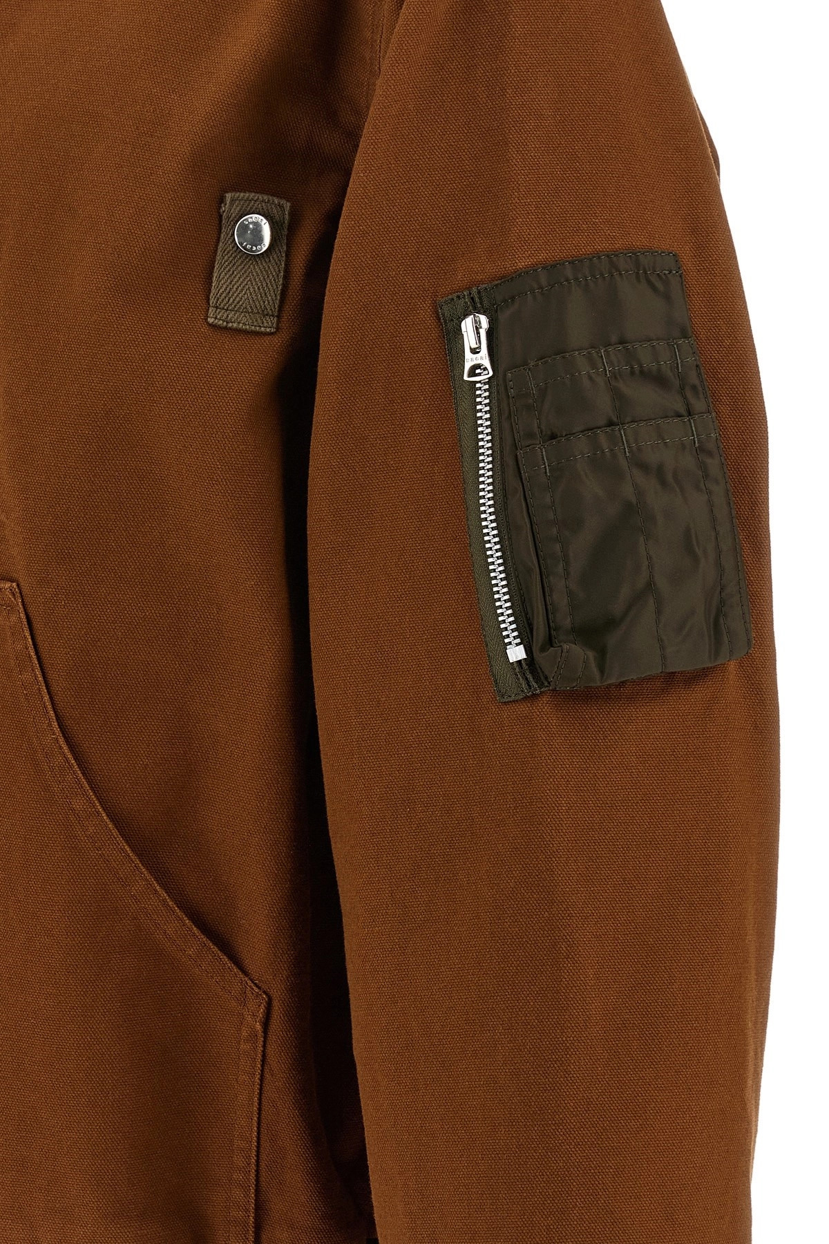 Sacai x Carhartt Wip capsule hooded bomber jacket - 4