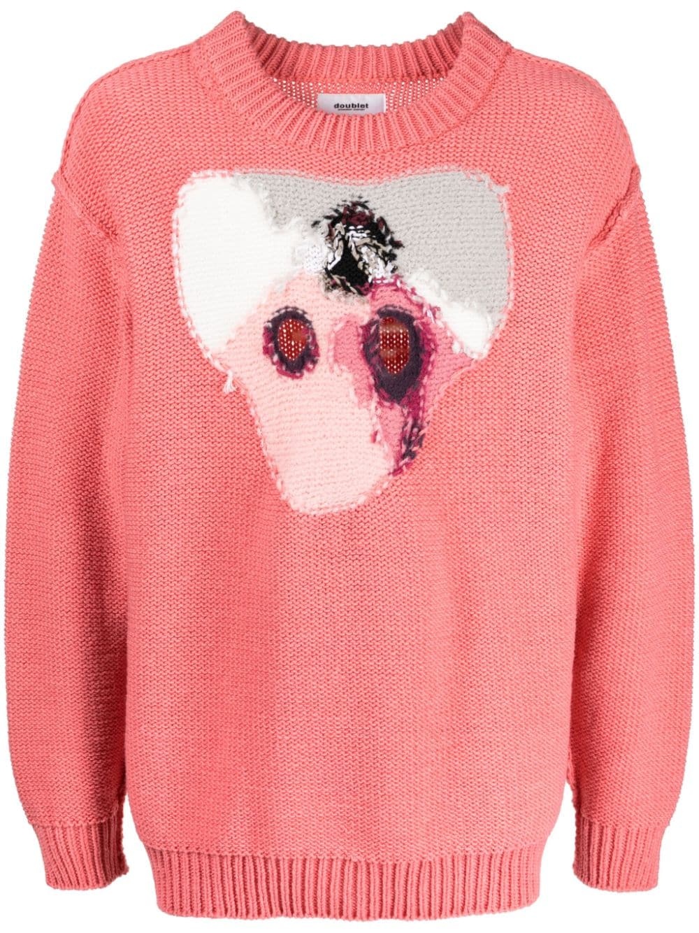 intarsia-knit wool-blend jumper - 1