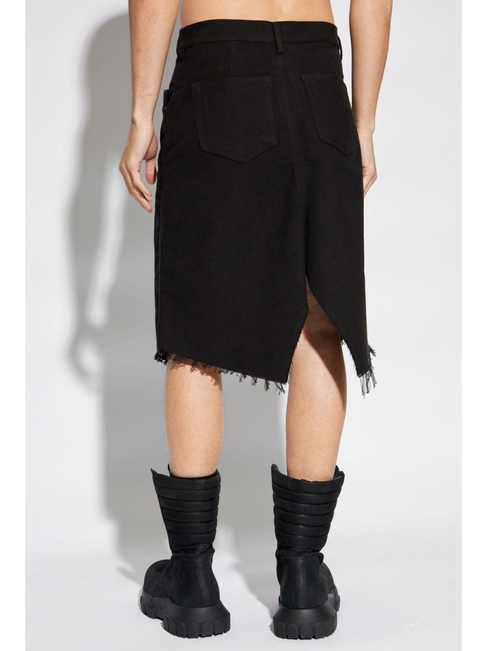 Slivered midi skirt - 4