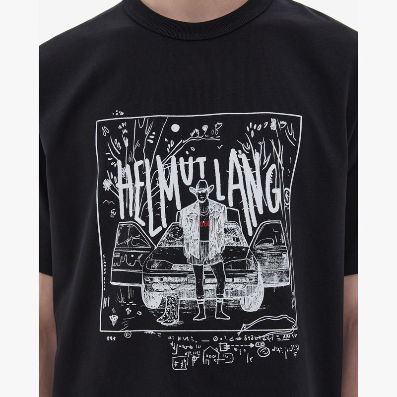 SCRIBBLED COWBOY LOGO TEE 6