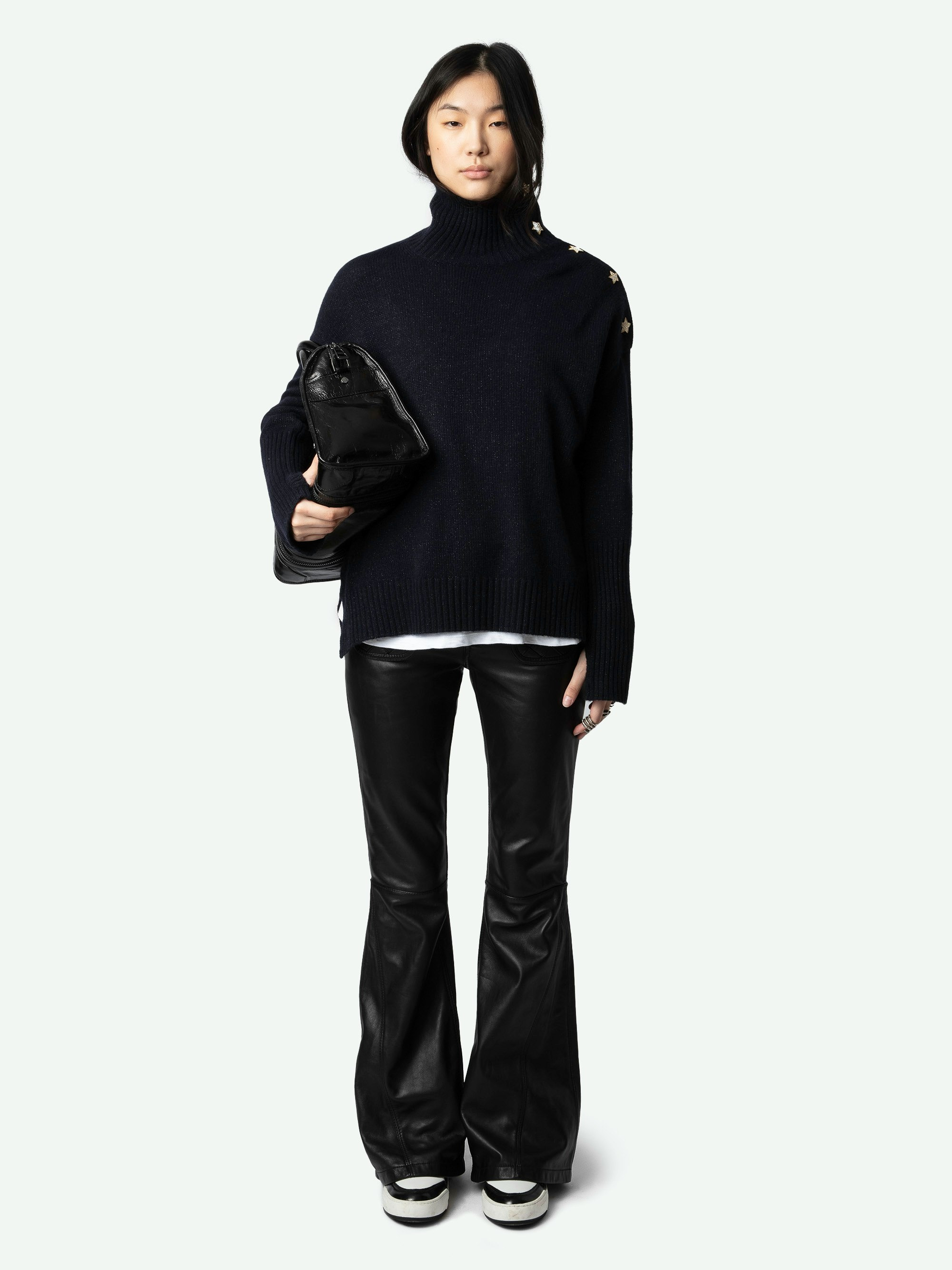 Alma Jewelled Cashmere Sweater - 2
