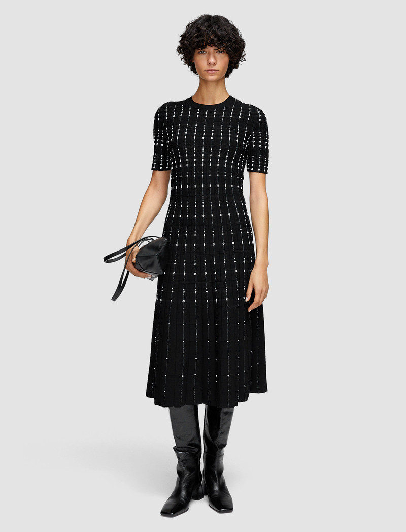 JOSEPH Fragmented Stripes Dress outlook