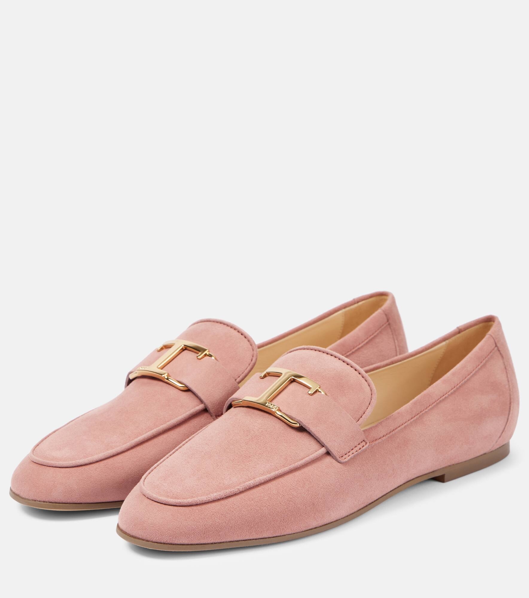 T Timeless suede loafers - 4