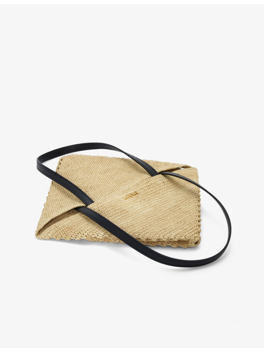 Loewe x Paula's Ibiza Puzzle Fold medium raffia tote bag - 6