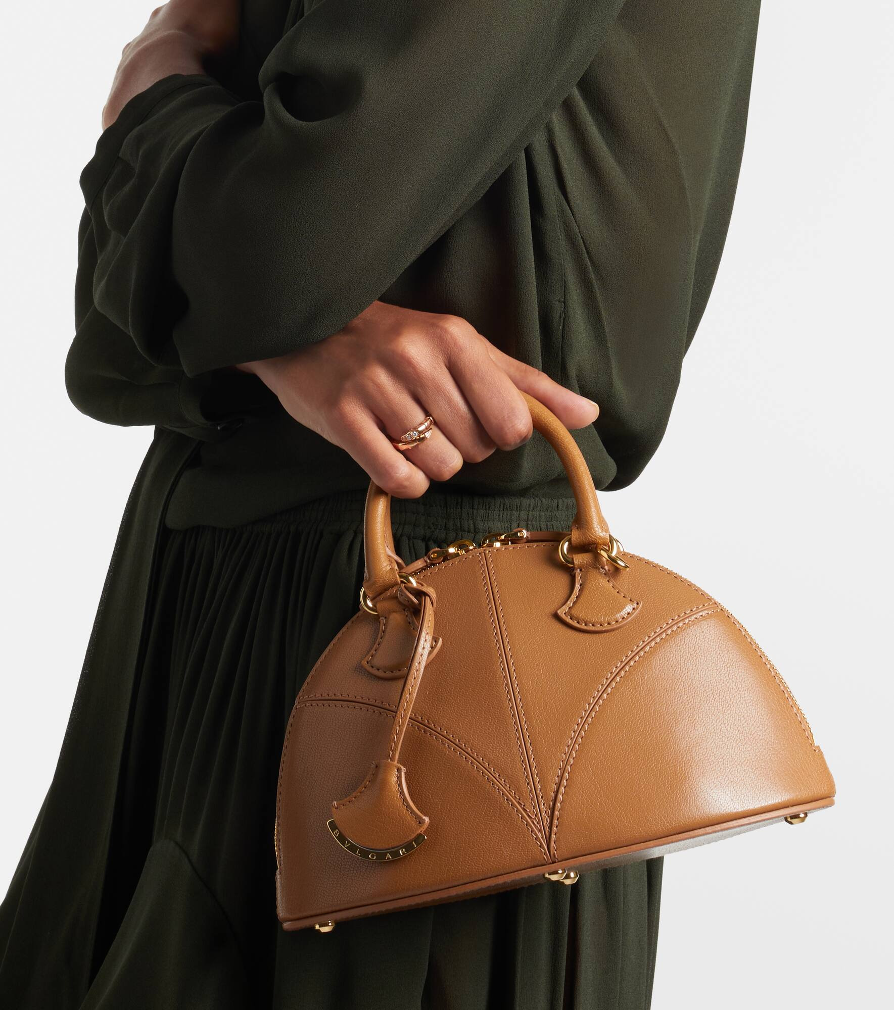 Marquise Small leather tote bag - 5