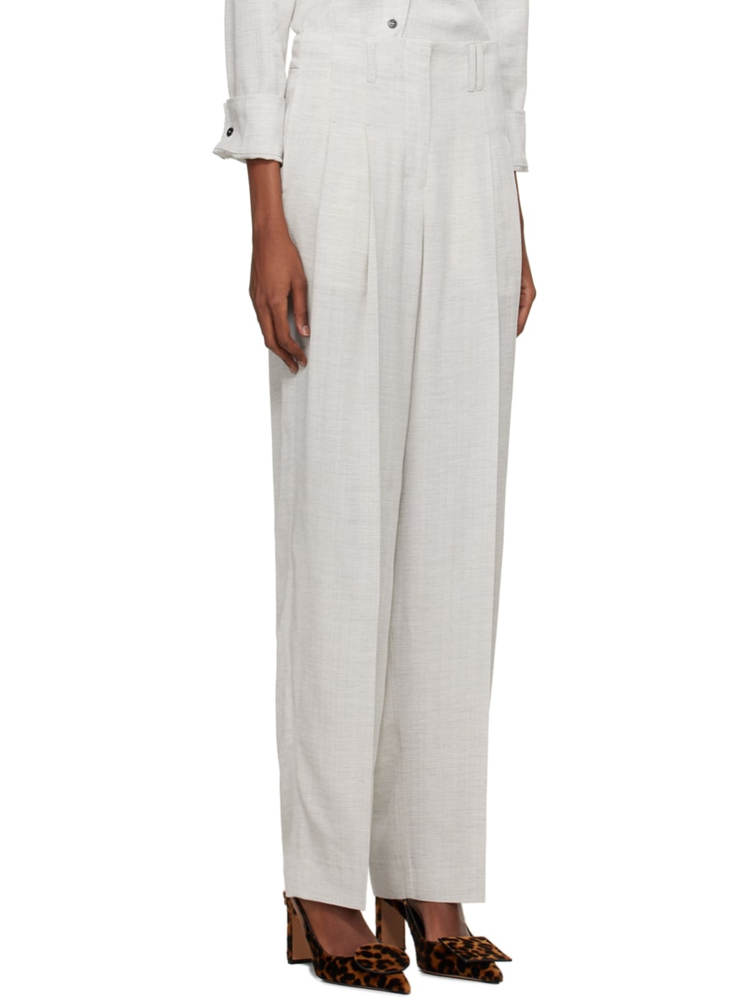 Gray Les Sculptures 'Le pantalon Titolo' Trousers - 2