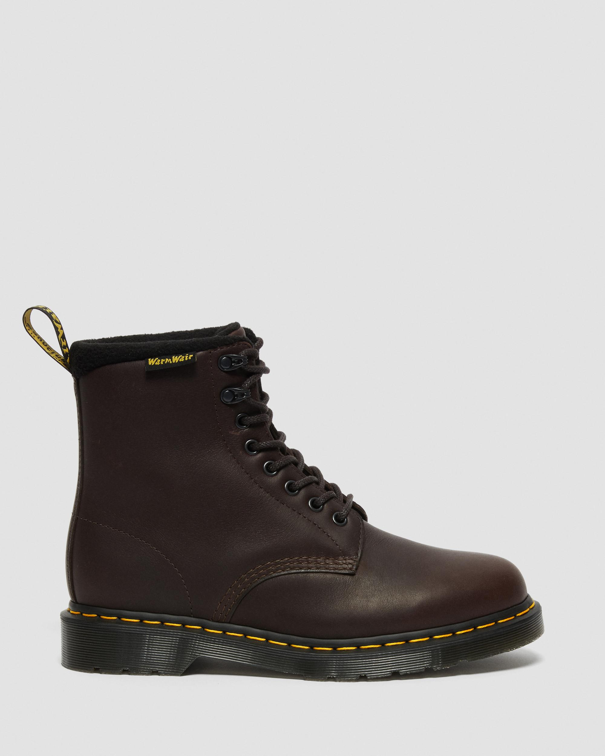1460 Warmwair Leather Lace Up Boots - 1