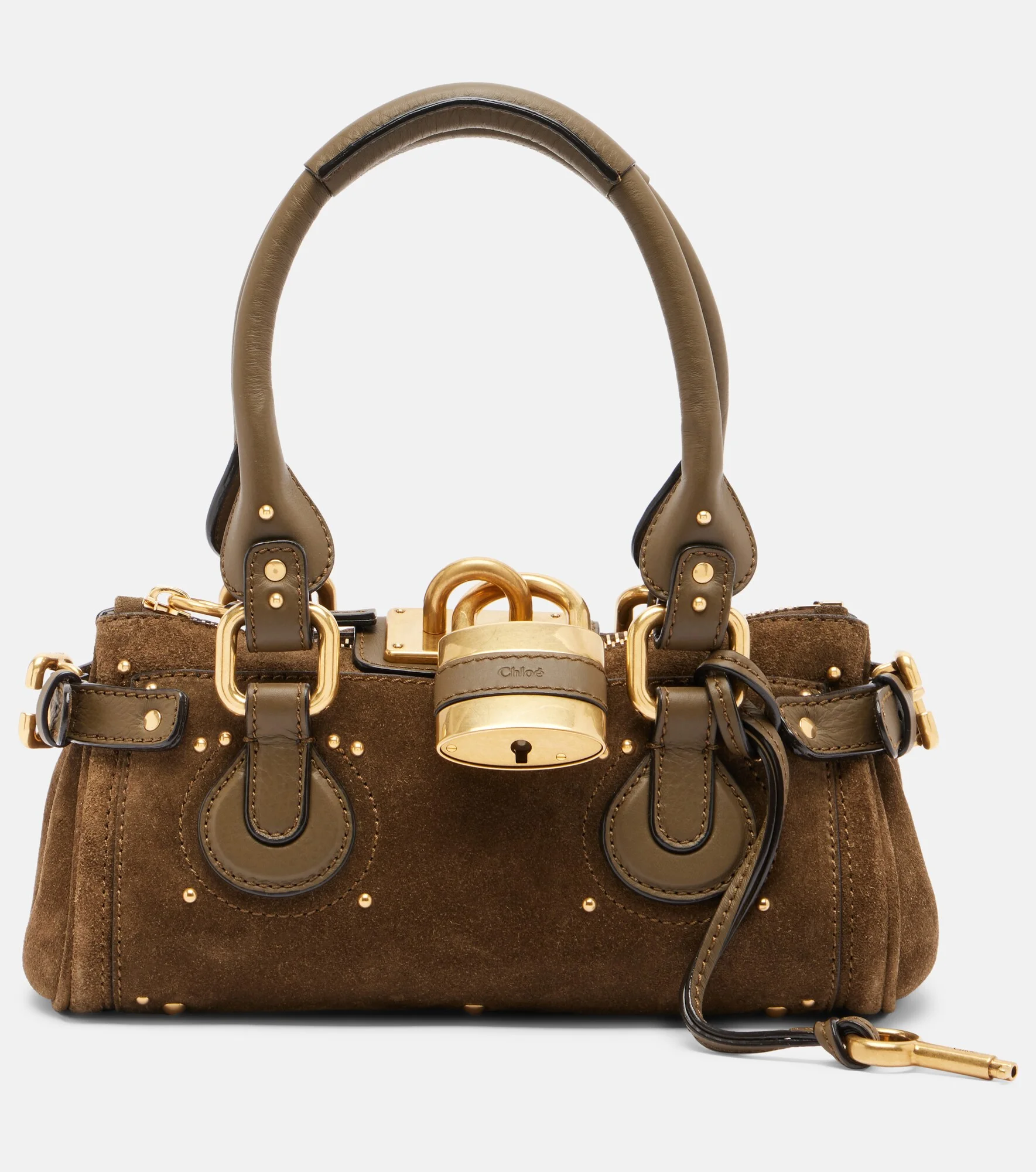 Paddington Small suede shoulder bag - 1