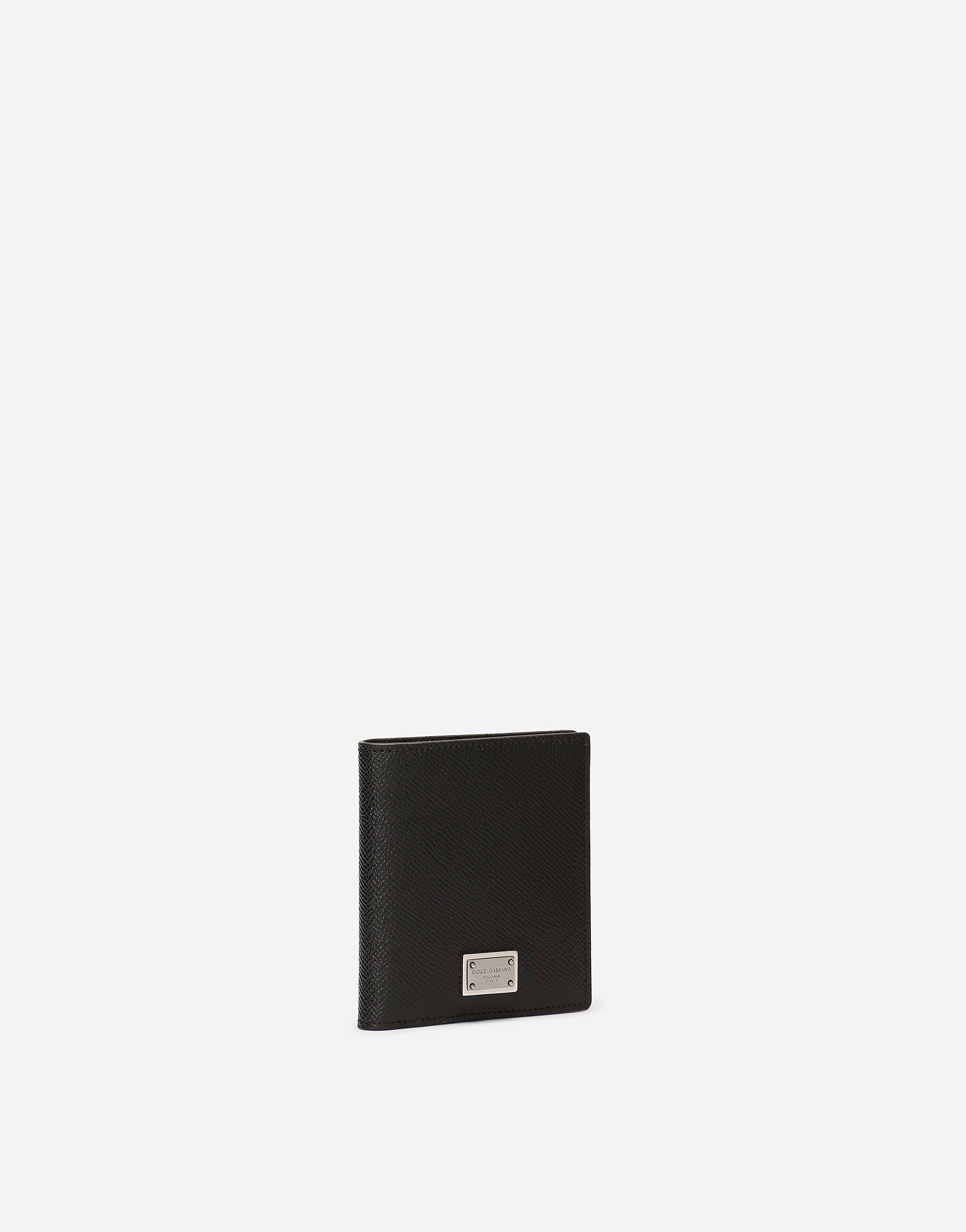 Dauphine-print calfskin bifold card holder - 2