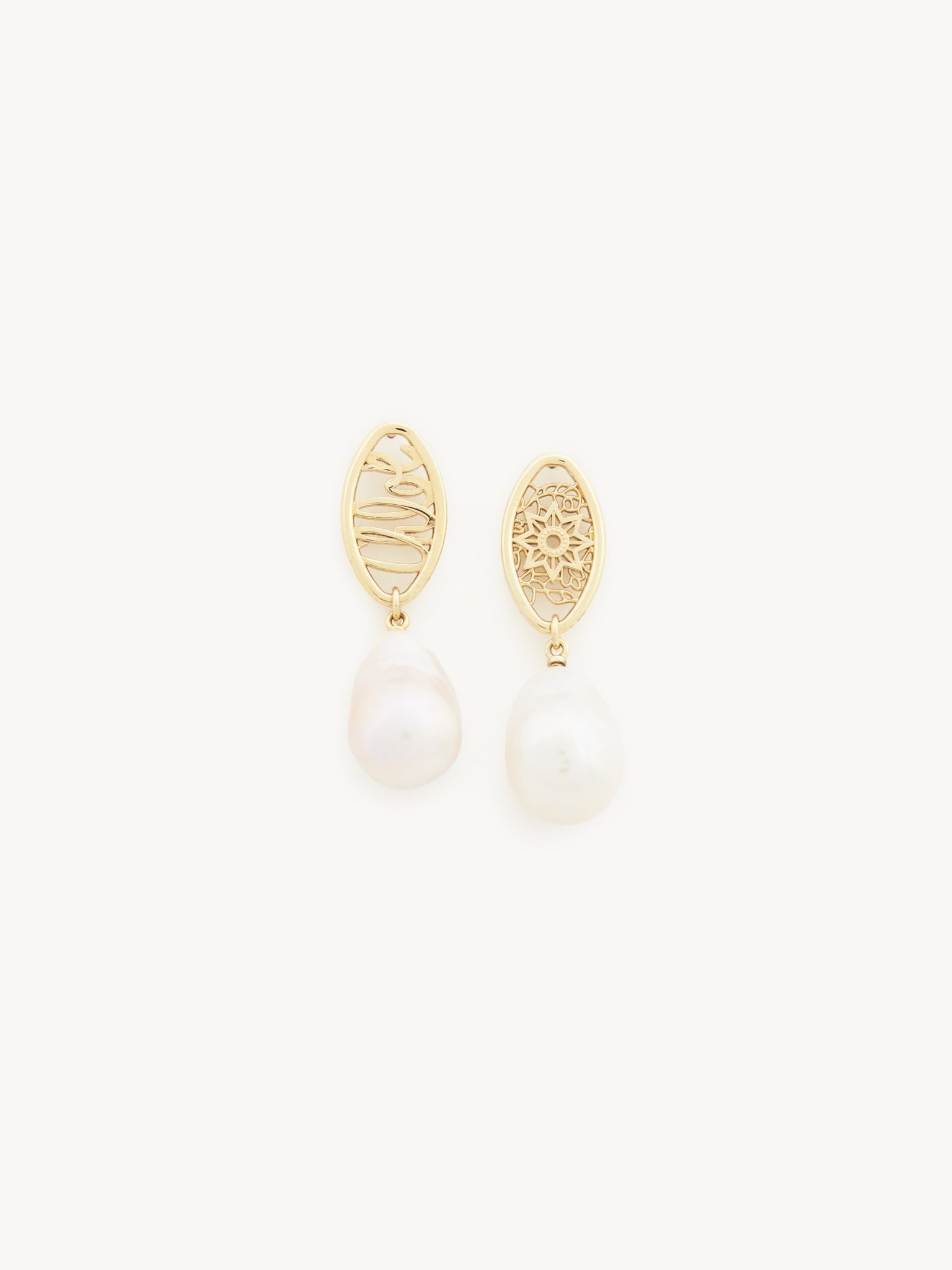 DARCEY LACE DROP EARRINGS - 1