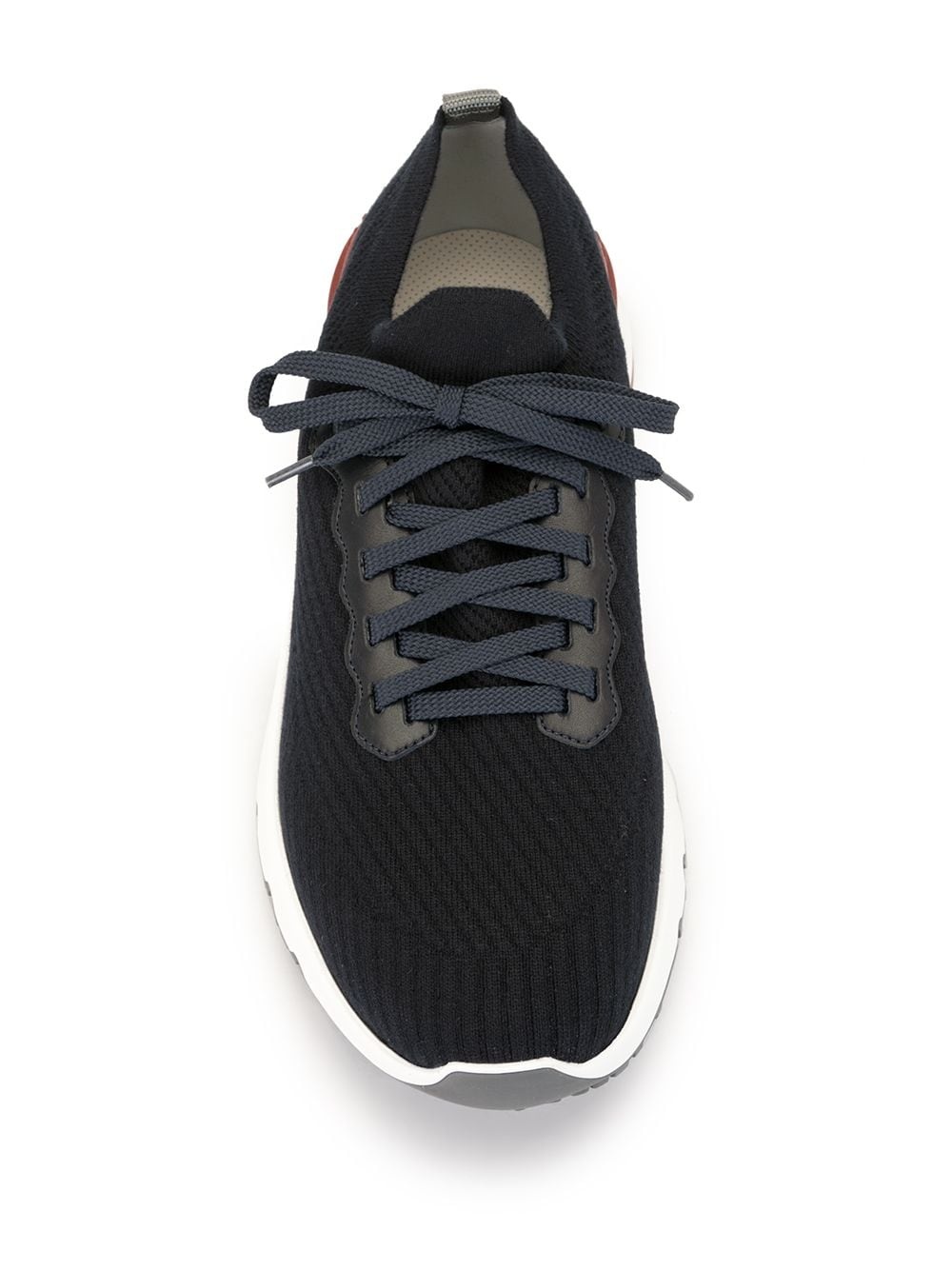 lace-up mesh sneakers - 4