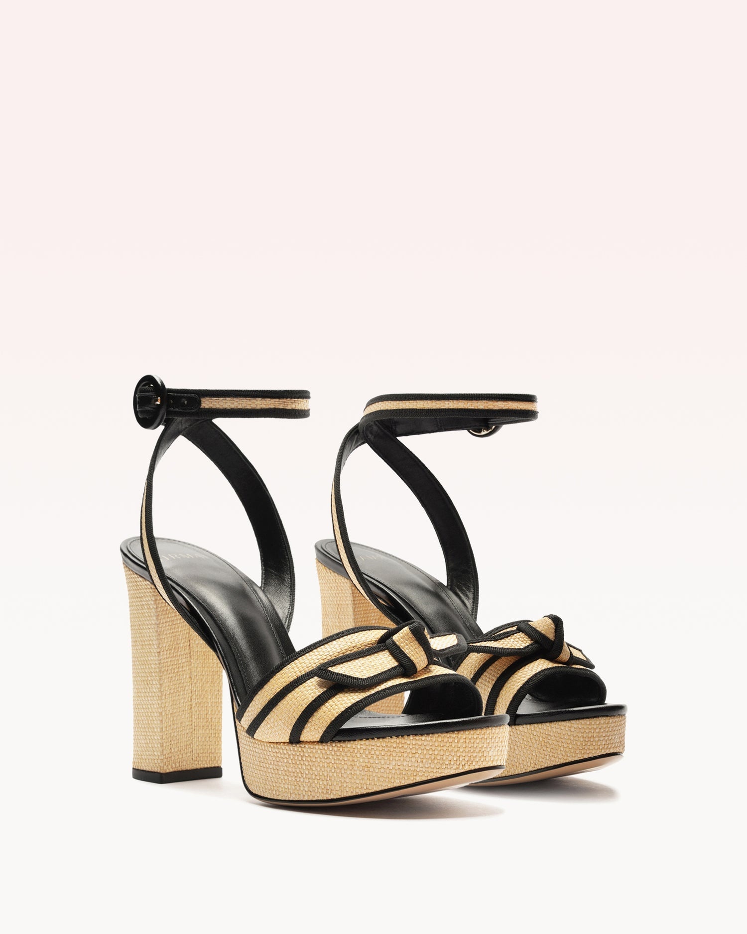 GROSGRAIN RAFFIA PLATFORM - 2