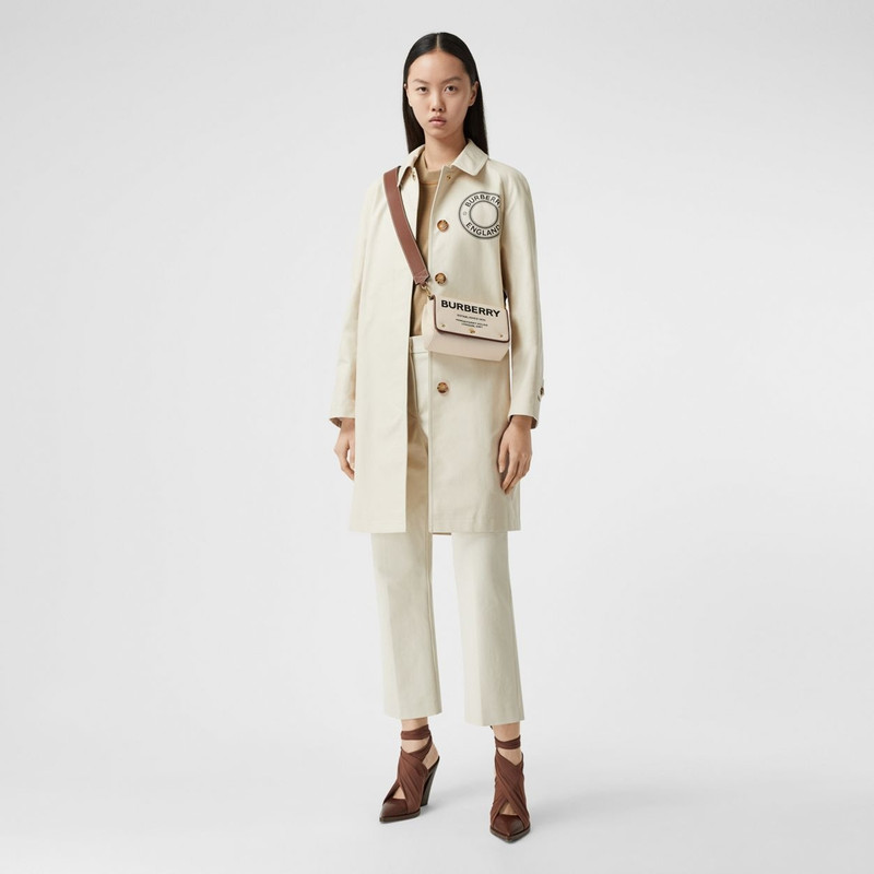 Burberry Small Horseferry Print Cotton Canvas Crossbody Bag outlook