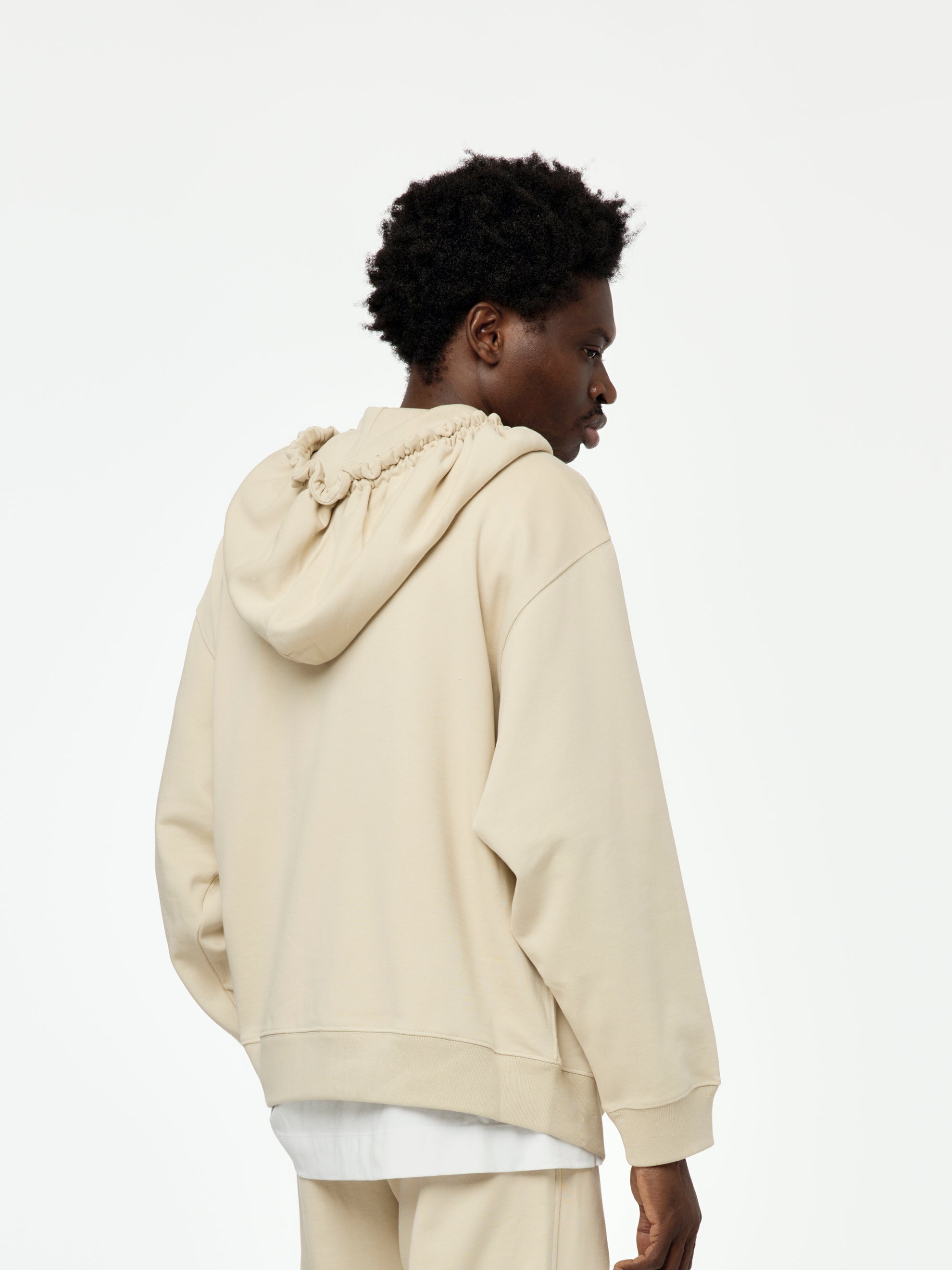HAXEL HOODIE (BEIGE) - 2