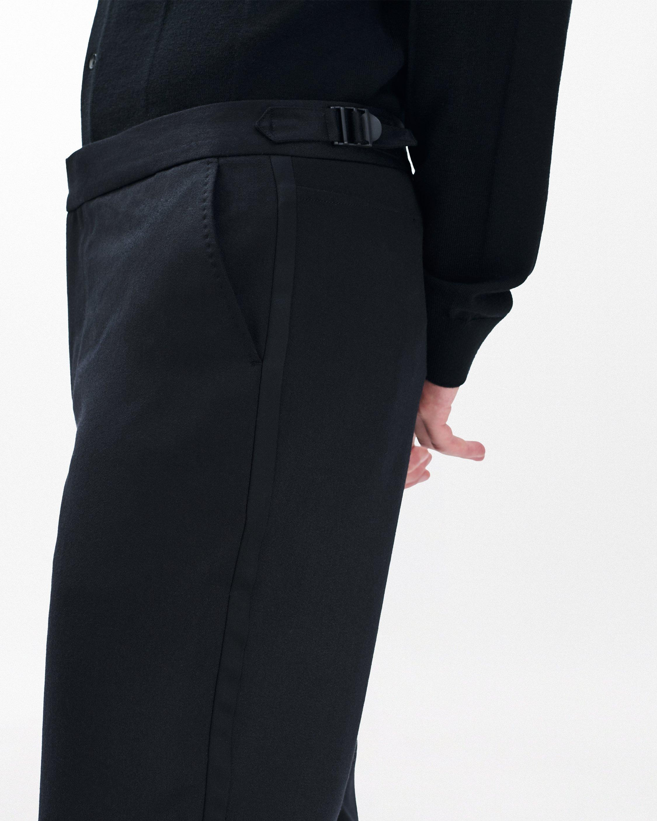Evan British Wool Tuxedo Trousers - 5