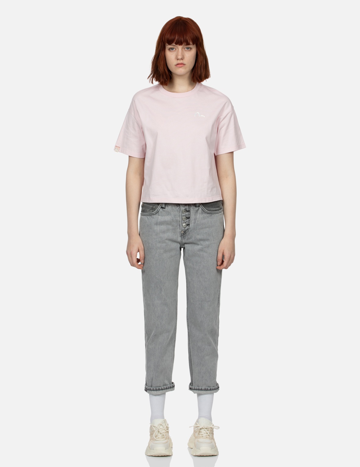 SEAGULL PRINT BOYFRIEND JEANS - 6