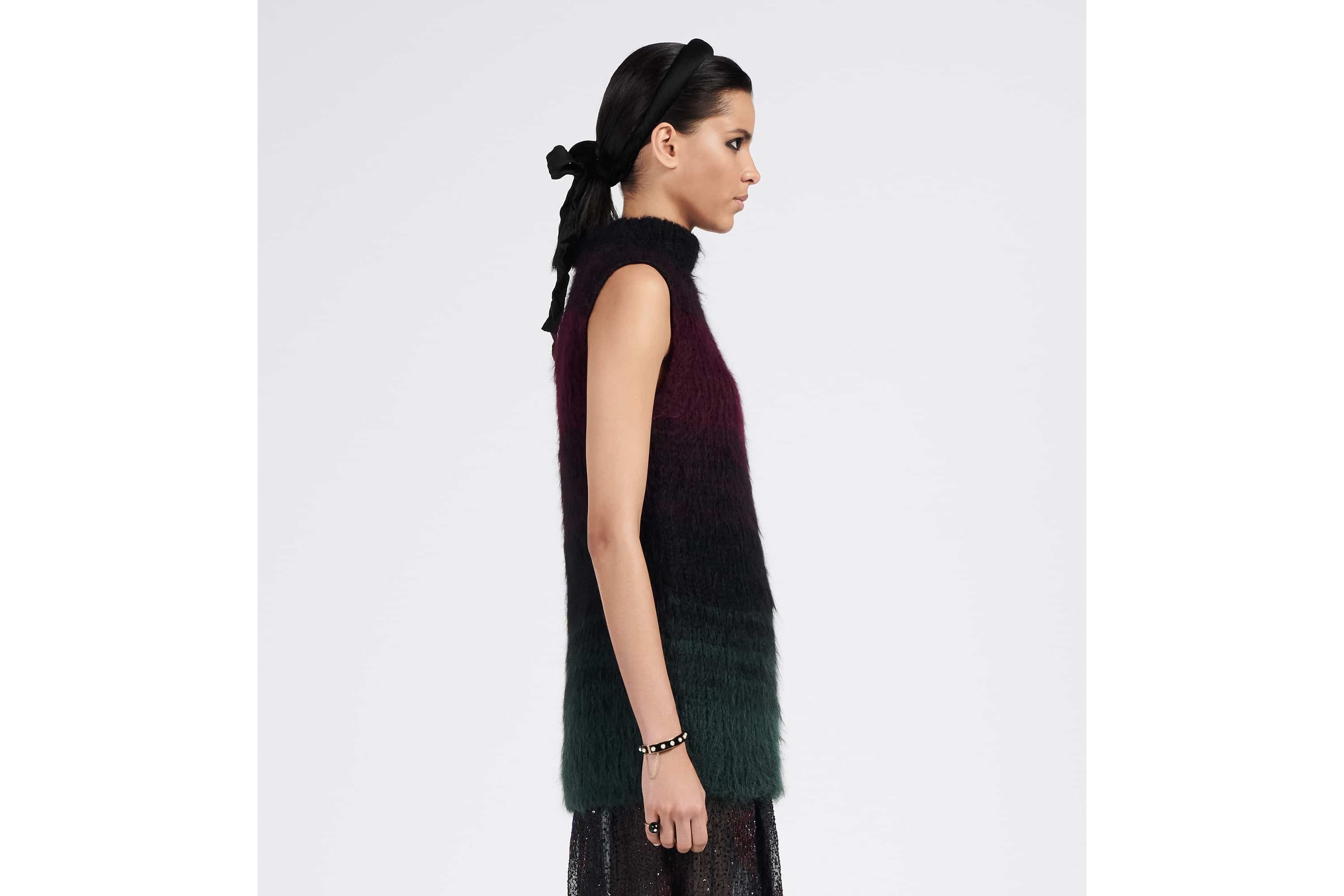 Straight-Cut Short Dress - 5