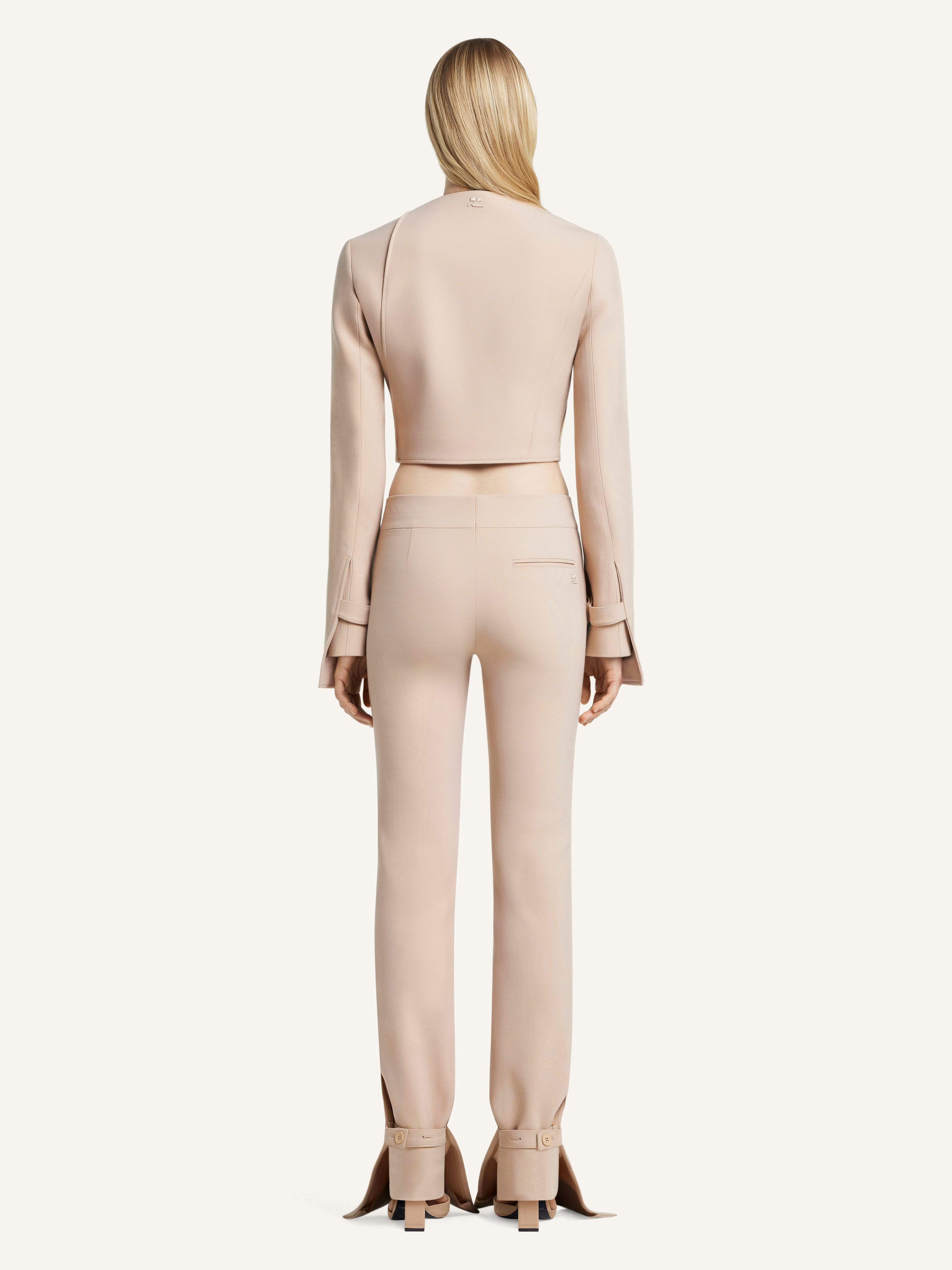 POLYWOOL BOOTCUT PANTS - 4