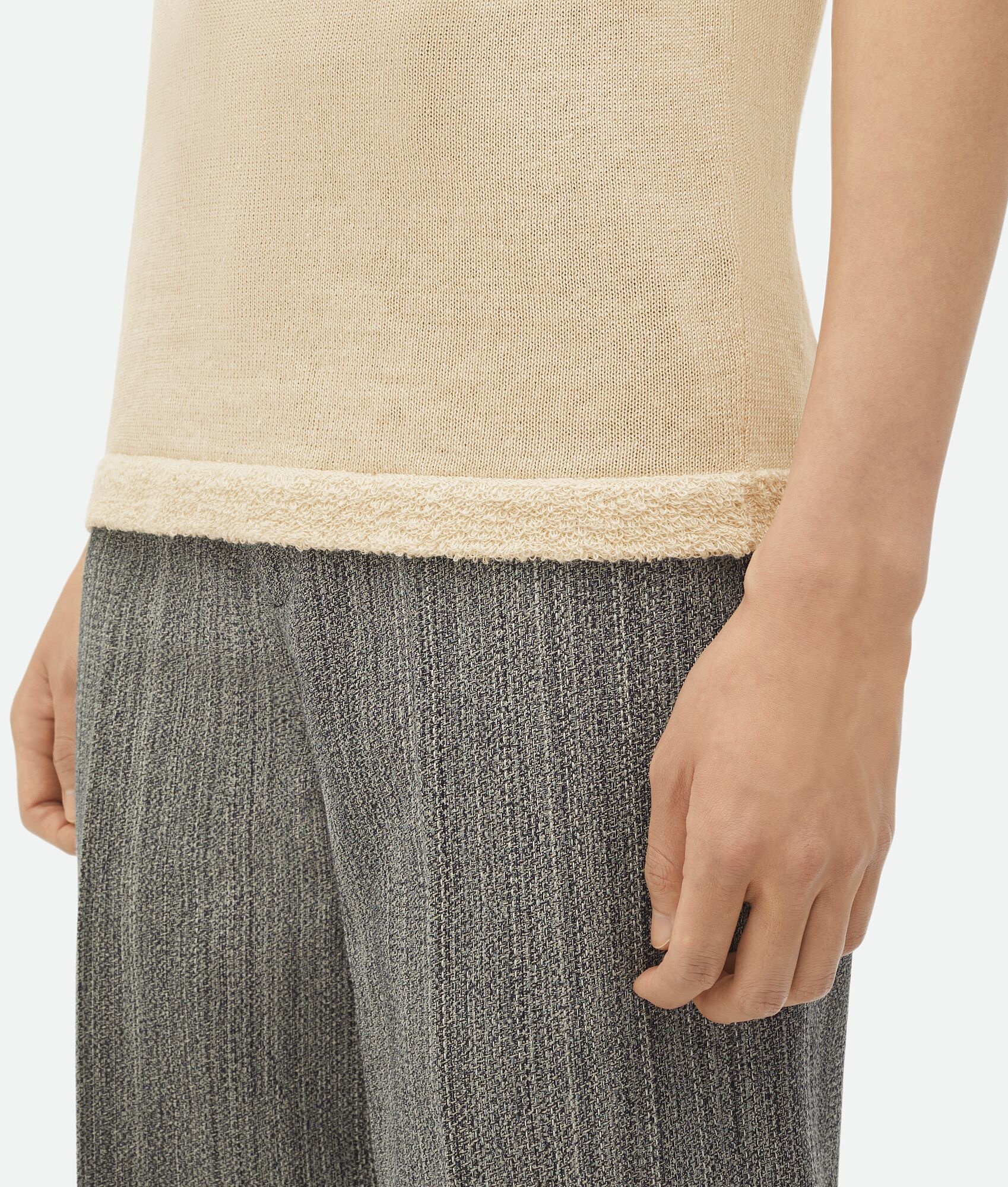 Slim Fit Light Linen Polo - 4