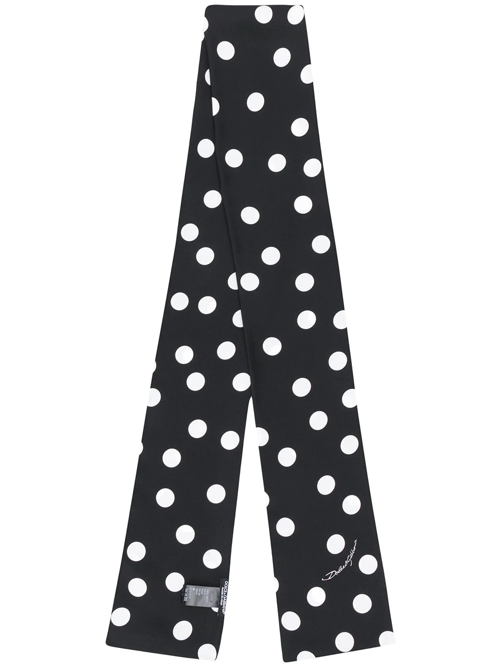 polka dot print stole - 1