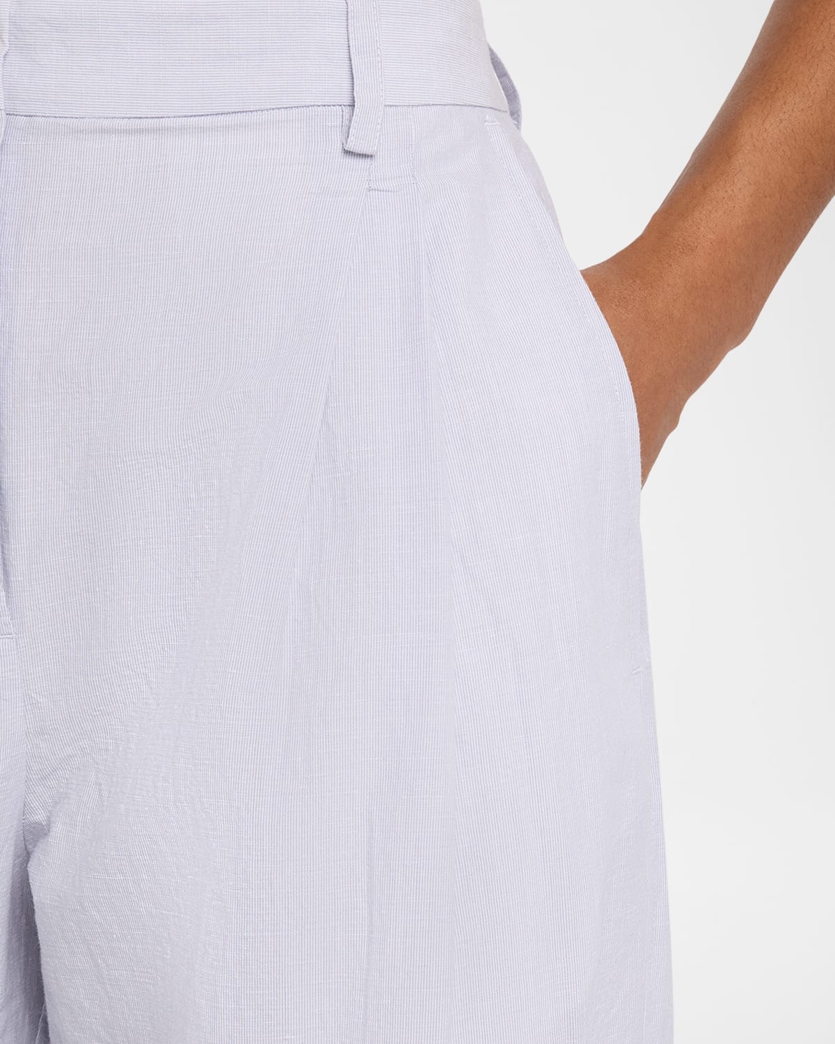 Eleanor High-Rise Linen Pants - 5