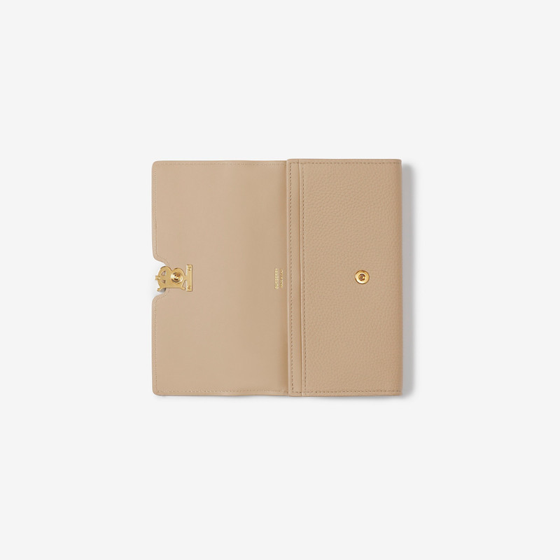Burberry Grainy Leather TB Continental Wallet outlook