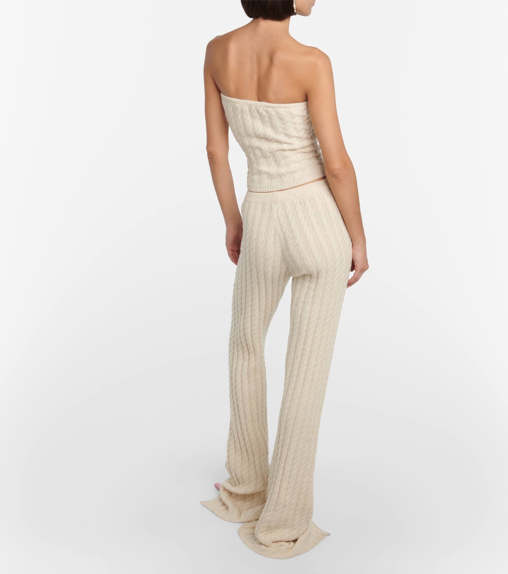 Cable-knit tube top - 3