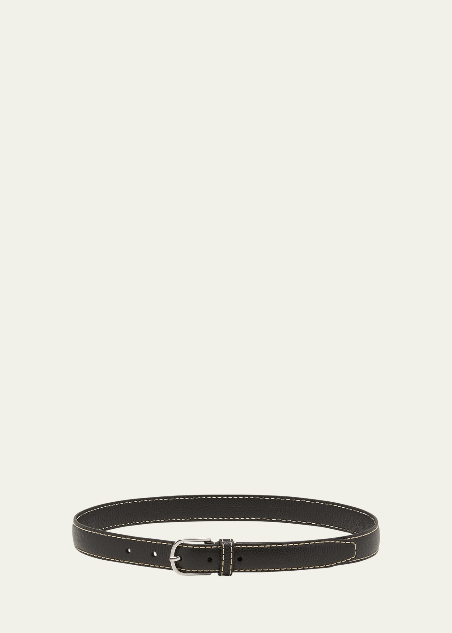 Slim Trouser Leather Belt - 1