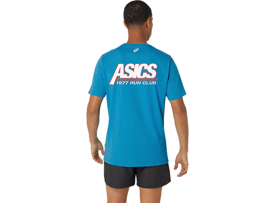 UNISEX ASICS SMSB 1977 RUN CLUB SHORT SLEEVE TEE - 2