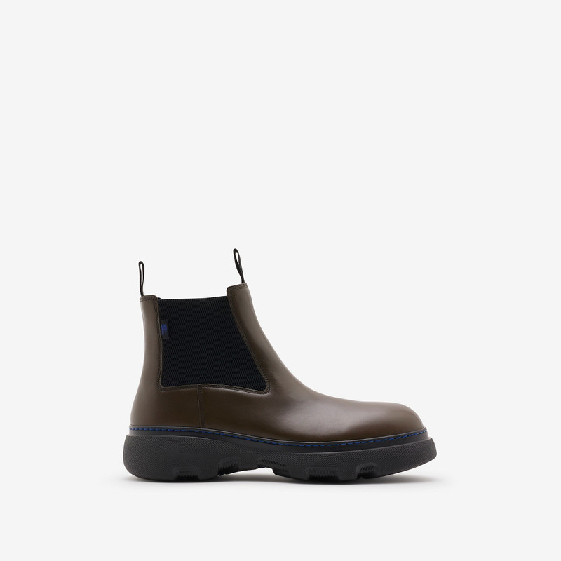 Leather Creeper Low Chelsea Boots 1