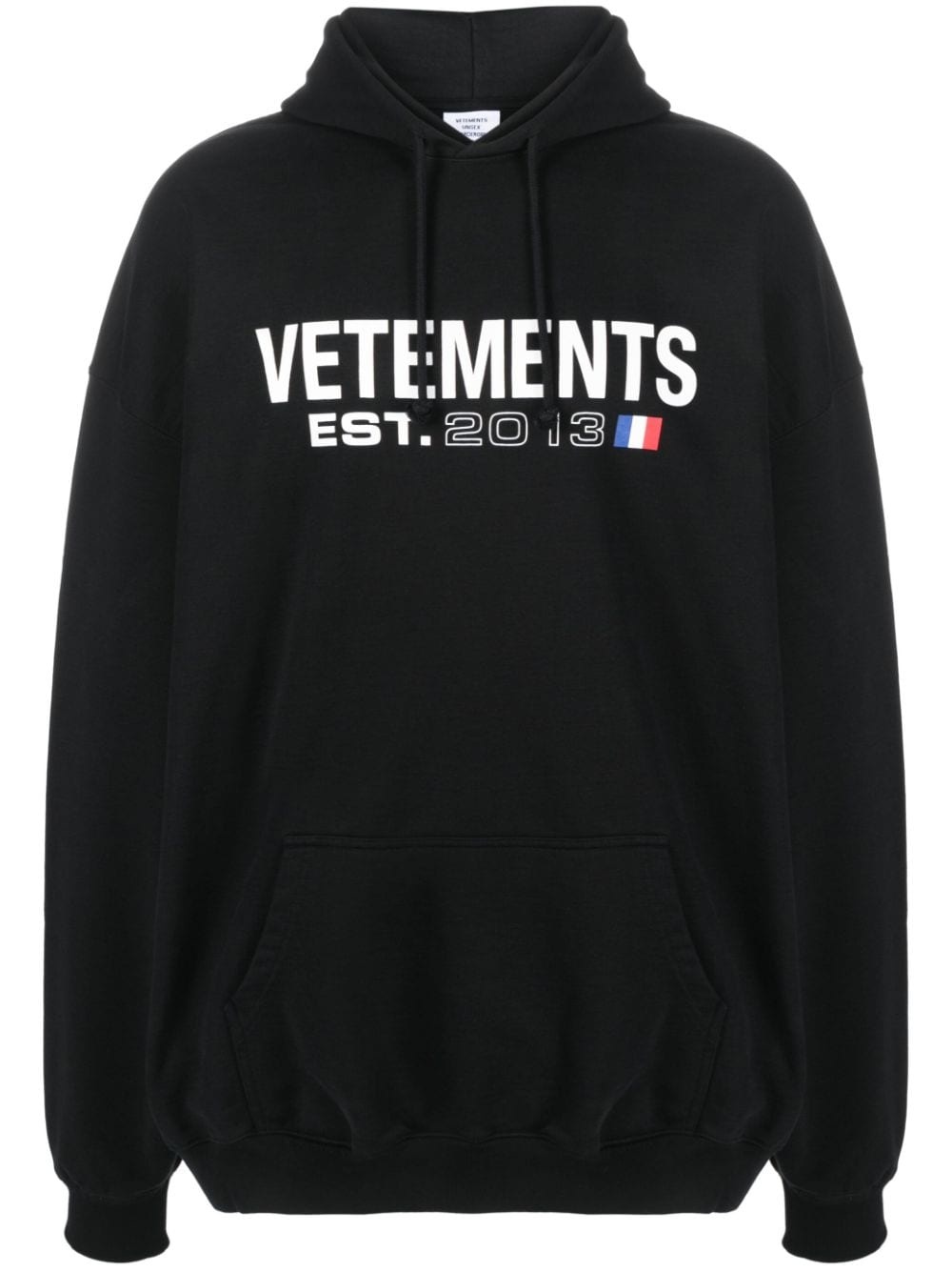 logo-print hoodie - 1