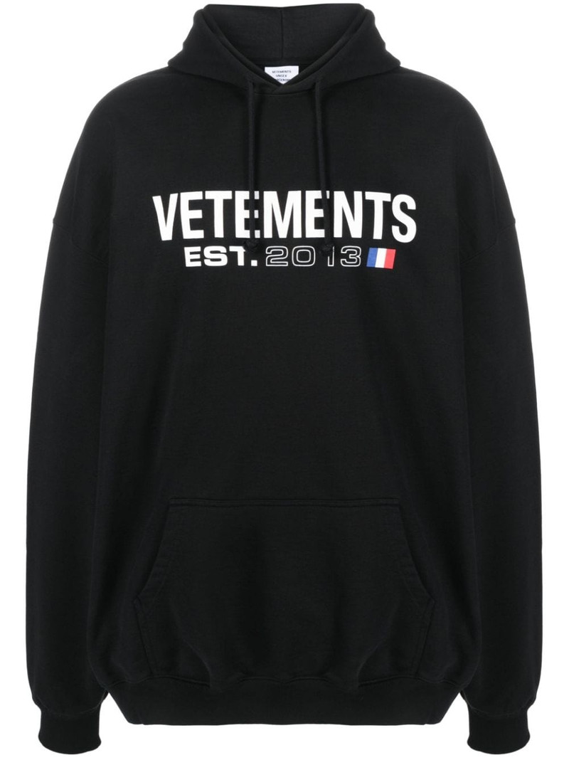 logo-print hoodie 1