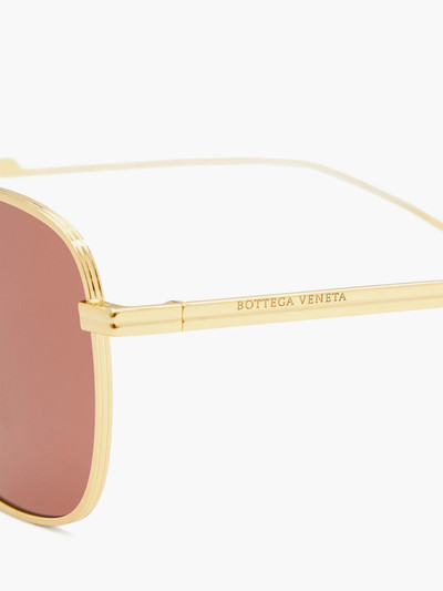 Bottega Veneta Round metal sunglasses outlook