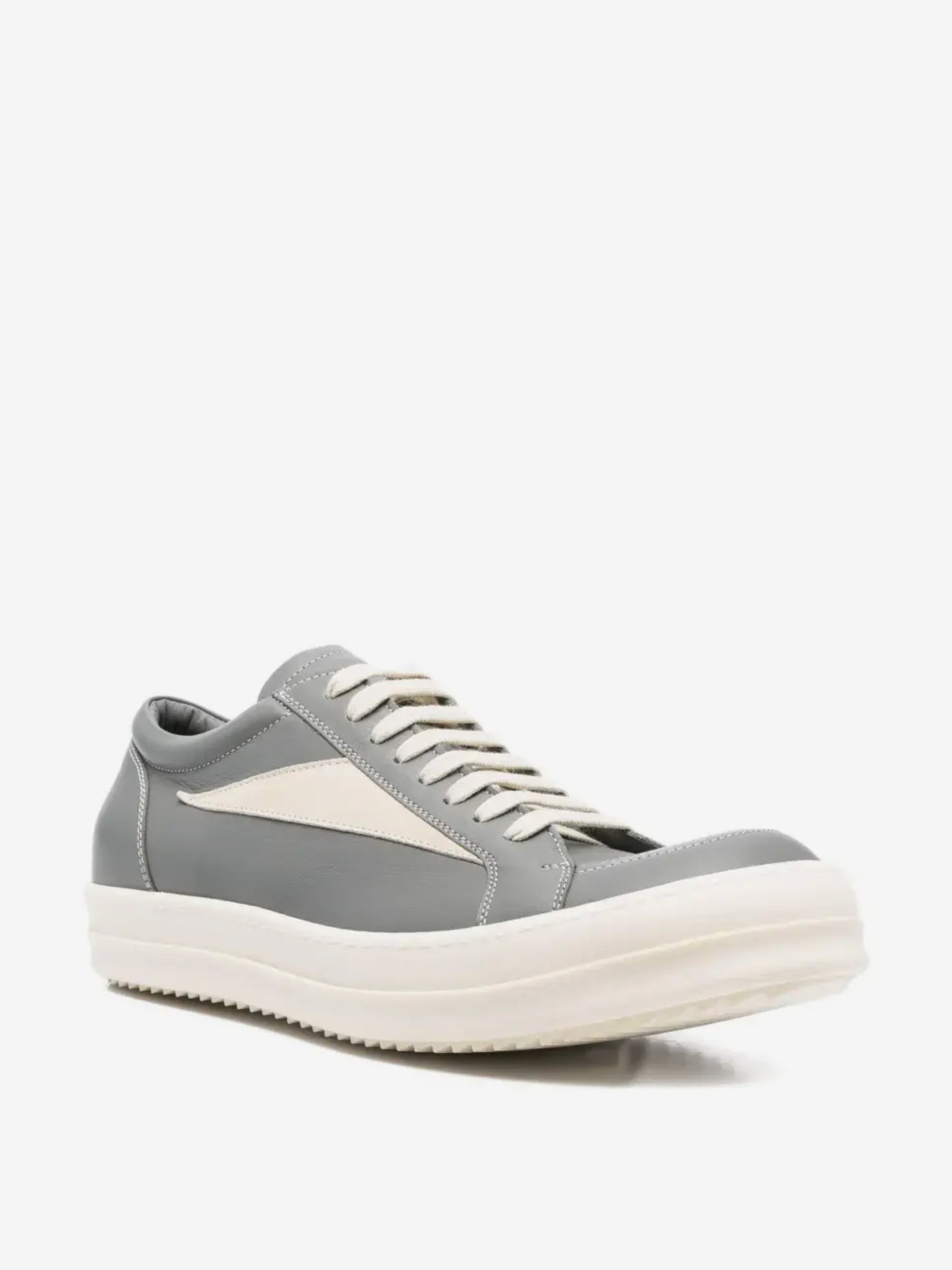 RICK OWENS - Men Leather Vintage Sneaks - 2