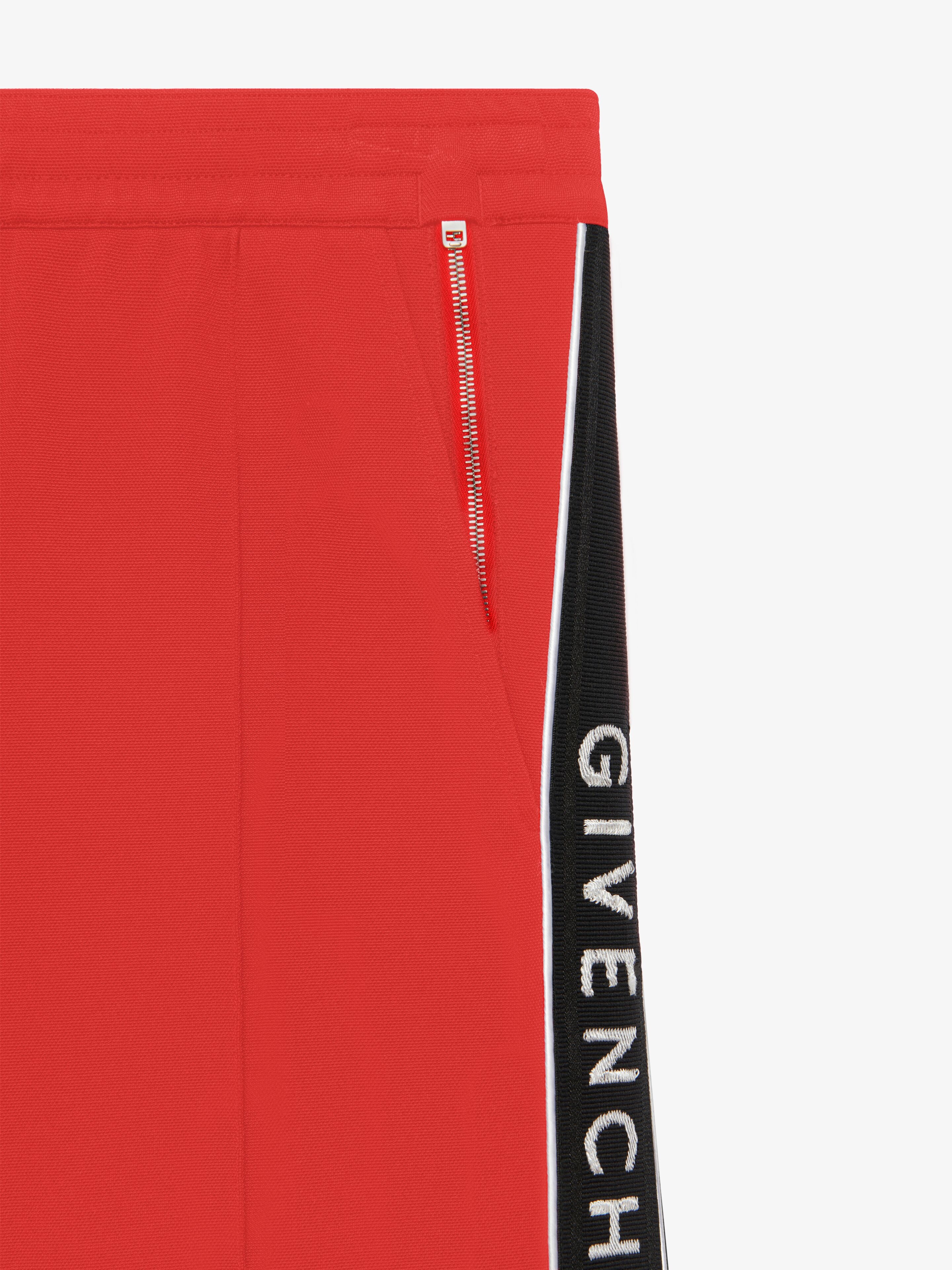 BERMUDA SHORTS IN JERSEY WITH GIVENCHY BANDS - 5
