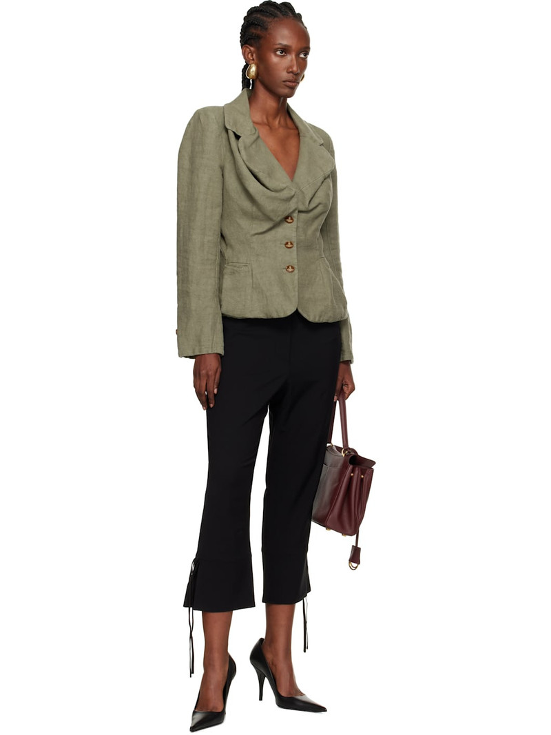 Vivienne Westwood Khaki Drunken Blazer outlook