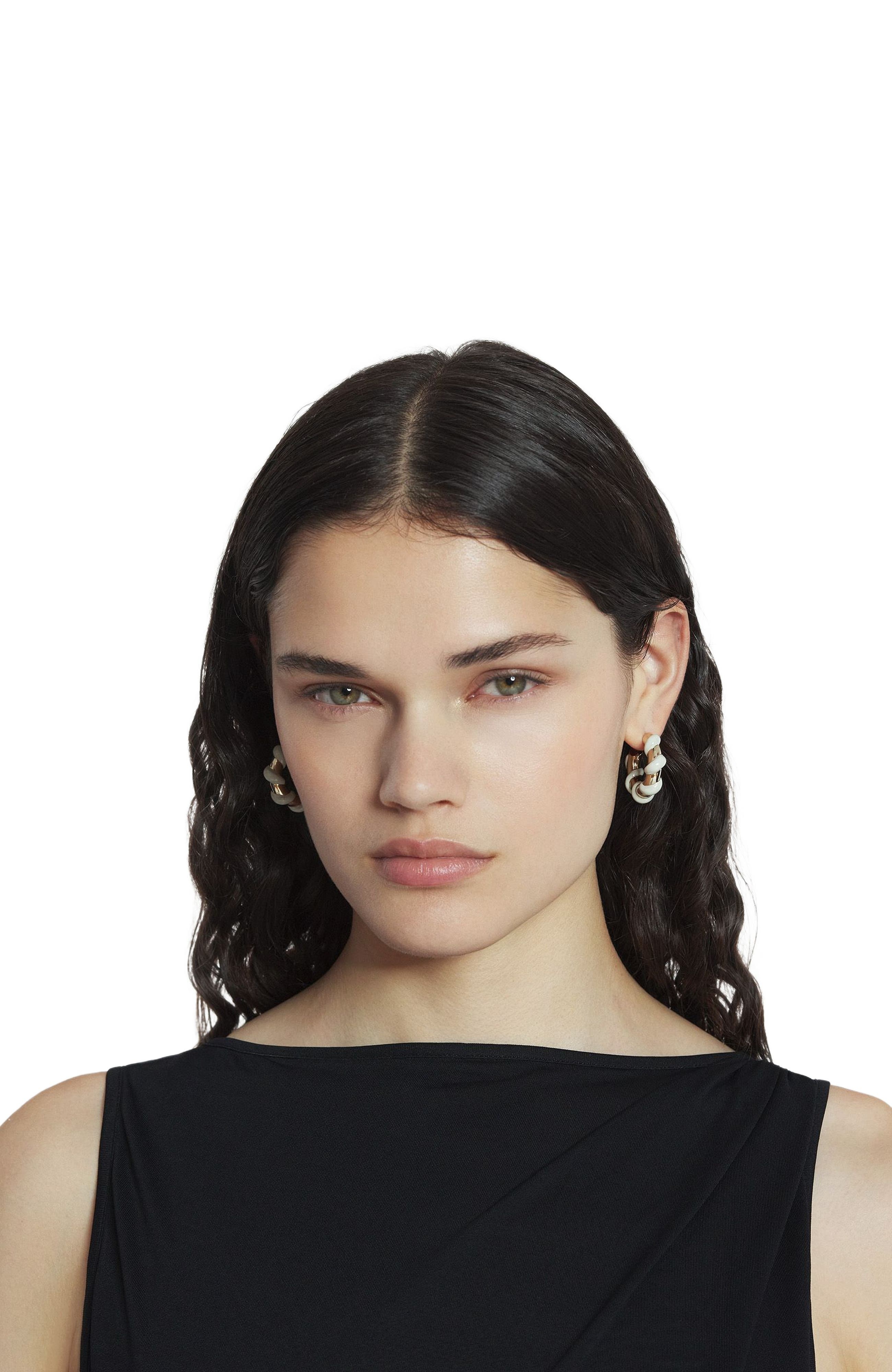 Lanvin Mélodie Candy Earrings in Off White at Nordstrom - 2