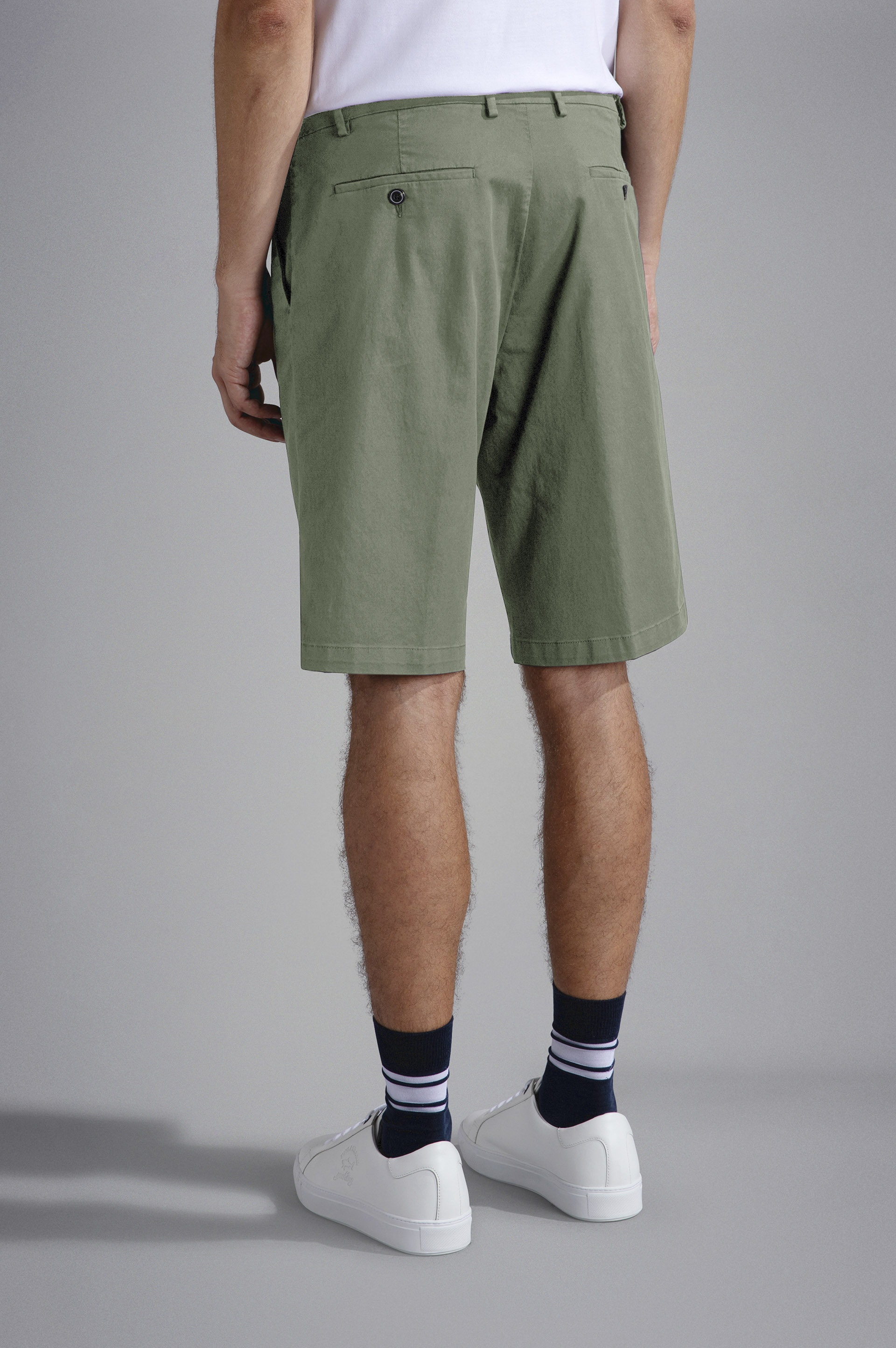 COTTON STRETCH BERMUDA SHORTS - 3
