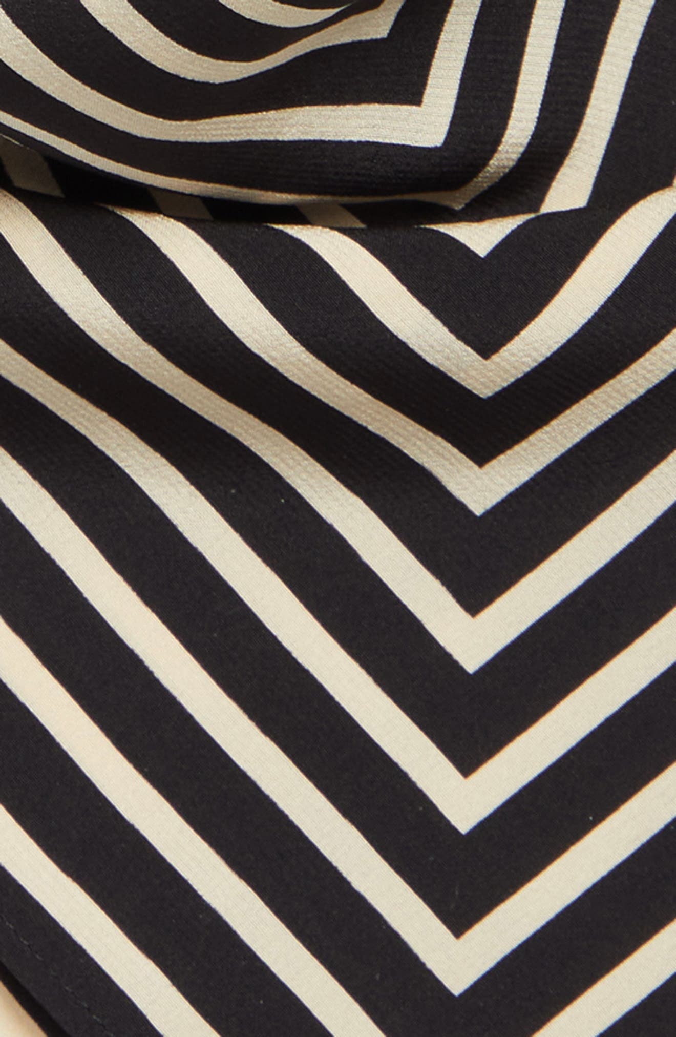 TOTEME Geometric Monogram Silk Scarf in Black at Nordstrom - 4