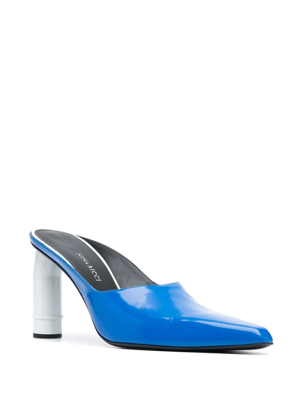 contrast-heel mules - 2