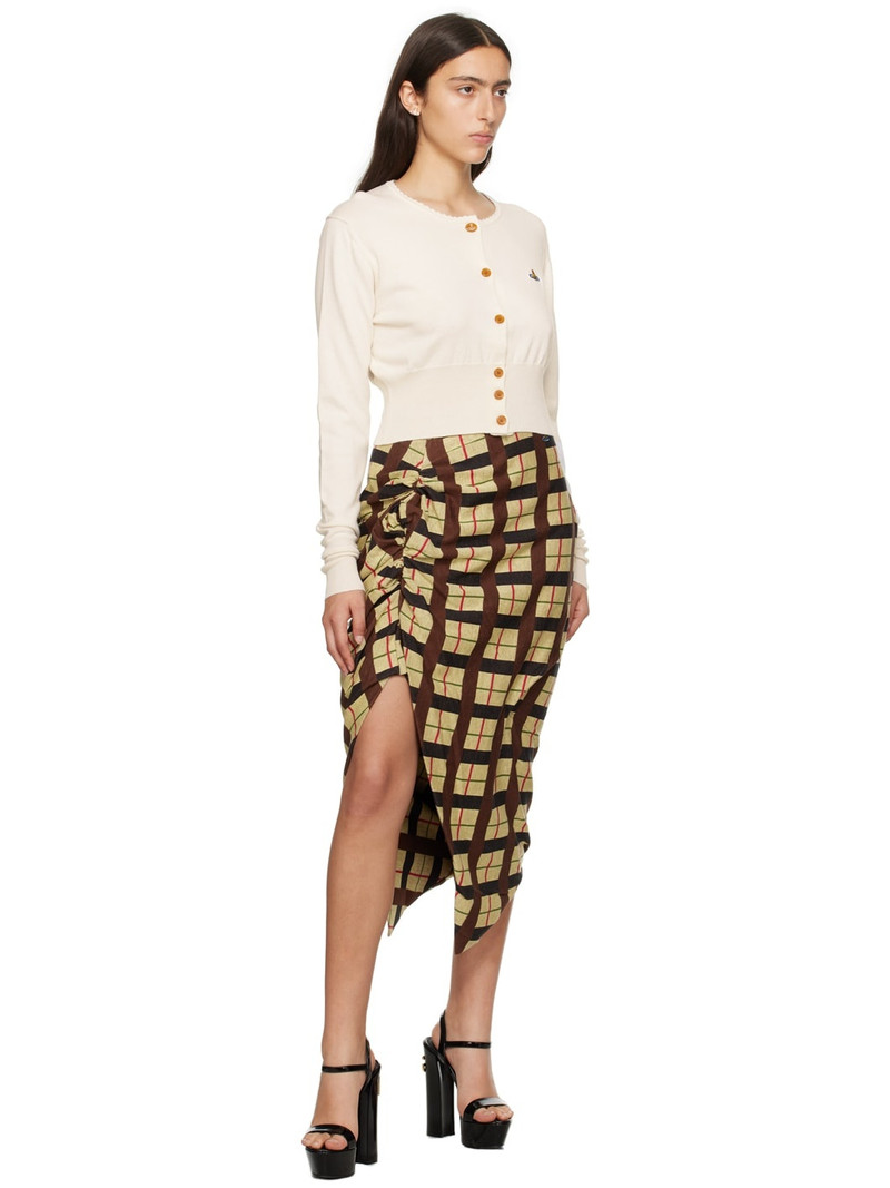 Vivienne Westwood Off-White Bea Cropped Cardigan outlook