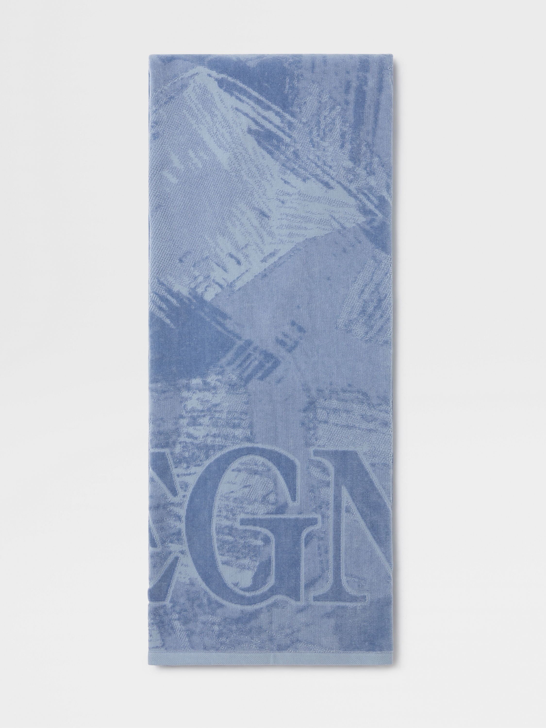 ZEGNA LOGO BEACH TOWEL - 1
