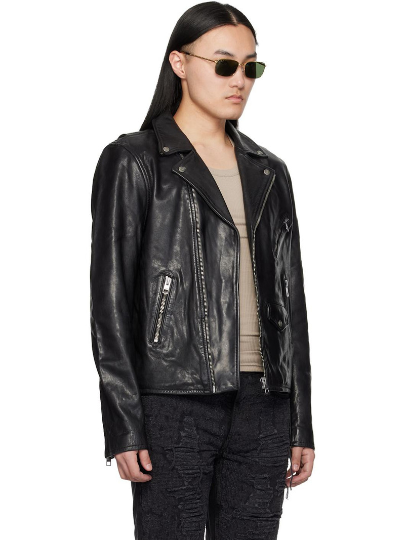 Black Capitol Leather Jacket 2