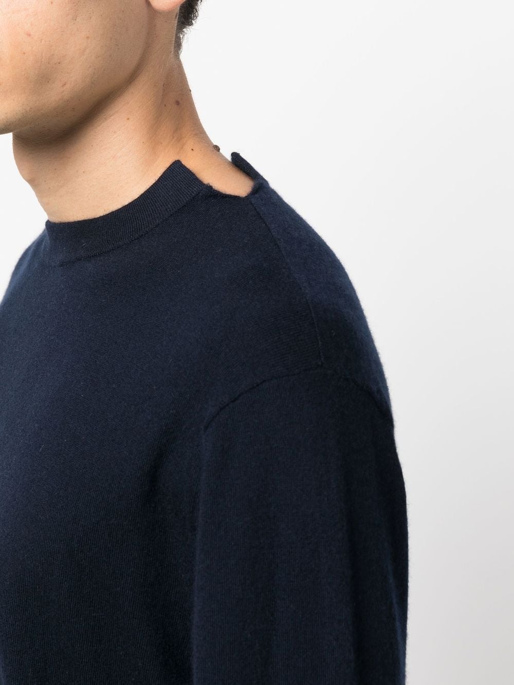 Class cut-out collar jumper - 7