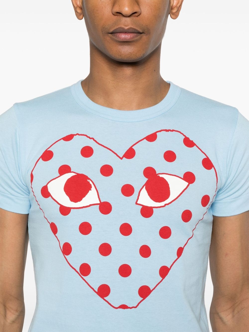heart-print cotton T-shirt - 5